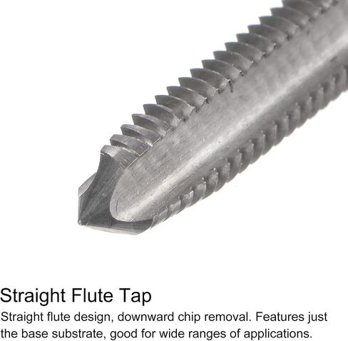 uxcell Tap & Bit Sets, 5/16-18 UNC H2 Straight Flute Machine Thread Milling Tap Extra Long, 6.5mm High Speed Steel (HSS) Twist Drill Bit in Saudi Arabia