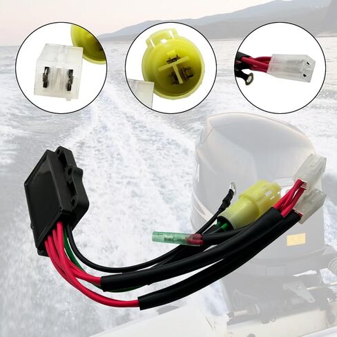 KARSEE Voltage Regulator Rectifier 6G5-81960-A0-00 Compatible with Yamaha ETL ETX Excel L Prov V6 Special 90 115 130 150 175 200 225 1986-1999 688-81960-60-00 688-81960-61-00 in Kuwait