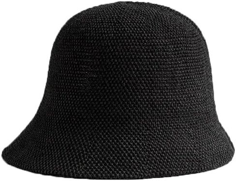 Lightweight Packable Sun Hat for Women Foldable Sunhats Woven Bucket Hats Packable Beach Hat Floppy Knitted Hat in Saudi Arabia