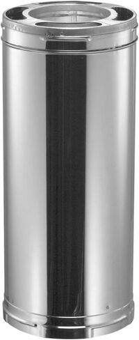 DuraVent 6DP-24SS DuraPlus Stainless Steel Chimney Pipe, 6'' x 24'' in Saudi Arabia
