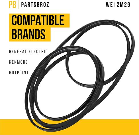 We03x29897 Dryer Belt We12m29 Drum Drive Ge General Electric Hotpoint Replacement Gtd33eask0ww Gtd42easj2ww Gtdp490ed7ws Dbsr463eg6ww Gtd42gasj2ww Dbxr463ed1ww Dbxr463ed2ww Dvlr223eg6ww Gtd33gask0ww in Saudi Arabia