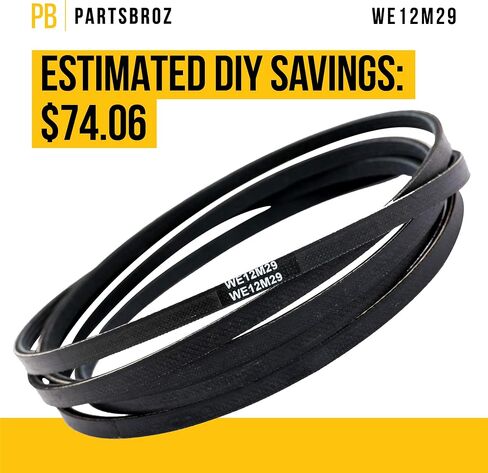 We03x29897 Dryer Belt We12m29 Drum Drive Ge General Electric Hotpoint Replacement Gtd33eask0ww Gtd42easj2ww Gtdp490ed7ws Dbsr463eg6ww Gtd42gasj2ww Dbxr463ed1ww Dbxr463ed2ww Dvlr223eg6ww Gtd33gask0ww in Saudi Arabia