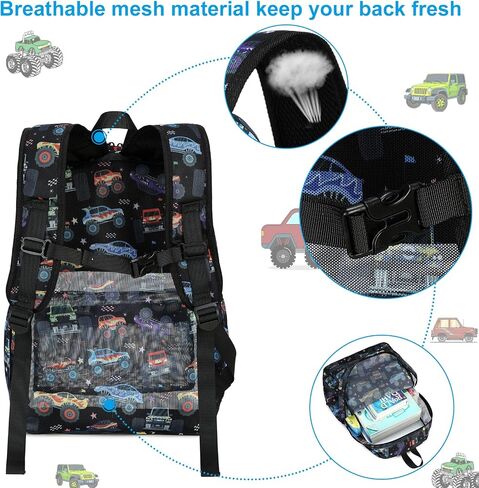 CAMTOP Mesh Backpack Kids Boys Girls Bookbag See Through Preschool Backpacks Casual Daypack for School Beach Travel Sport (Pink) in Kuwait