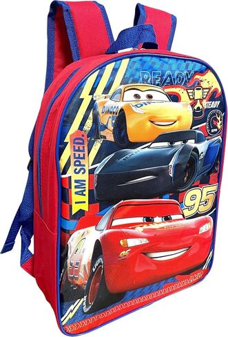 روز سيارات Lightning McQueen Kid's 15 "حقيبة ظهر المدرسة (السيارات أنا السرعة) in Kuwait