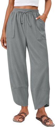 Anymiss Womens Baggy Corduroy Pants غير رسمية مرنة بالصراحة الحريم M-3XL in Kuwait