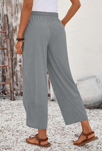 Anymiss Womens Baggy Corduroy Pants غير رسمية مرنة بالصراحة الحريم M-3XL in Kuwait