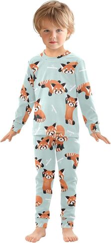Pajama Sets Long Sleeve Top with Pants Cotton Soft Sleepwear 2 Piece Pjs Set in Kuwait
