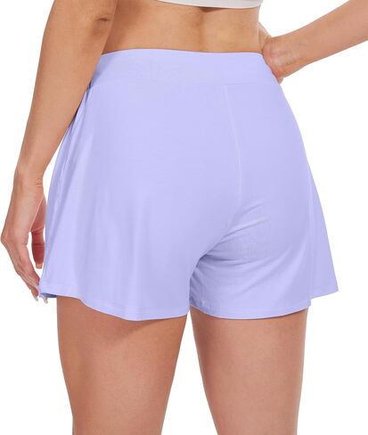 Wiwi Viscose من شورت الخيزران Pajama للنساء لينة ناعمة ناعم عريض الساق صالة PJ S-XXL in Kuwait