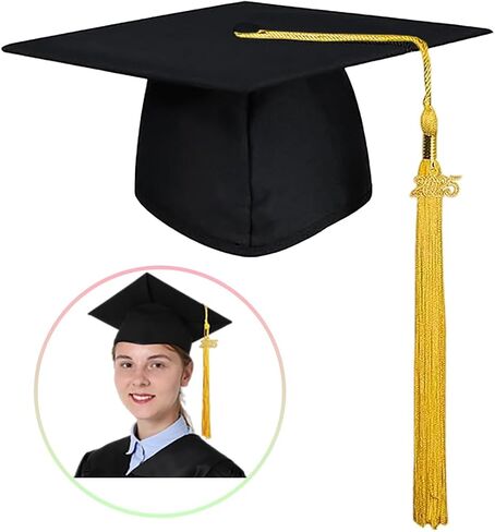 2025 Graduation Tassel Graduation Cap Tassel with 2025 Year Gold Charms for Graduate Hat Ceremonies Accessories (Gold) in Kuwait