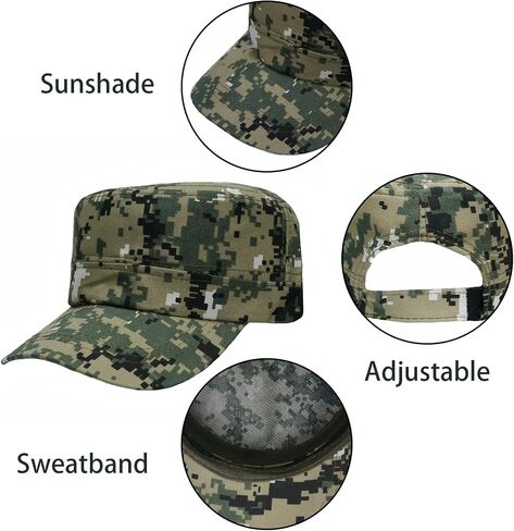 6 Pcs Kids Birthday Party Hat,Cadet Army Military Decorations Cap,Gift Soldier Retired,Bulk Helmet Camo Costume Favors in Saudi Arabia