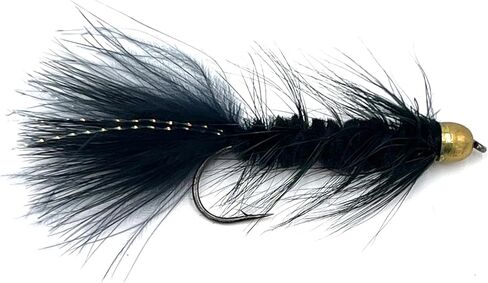ذباب صيد من Wooly Bugger Fly for Trout and Other من الأسماك في المياه العذبة - دستة من الذباب الرطبة في أنماط مختلفة - متعددة الألوان مقاسات عديدة in Saudi Arabia