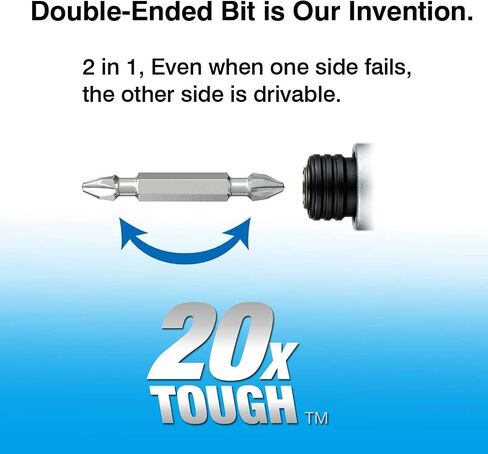VESSEL Neck Torsion Double-Ended Power Bits PH2XT25X50 2PC (Carded) in Saudi Arabia