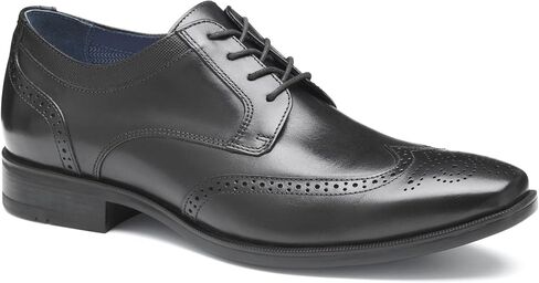 Johnston & Murphy Gibbons Wingtip Slip-ons ، أحذية لباس الرجال الكلاسيكية الحديثة ، أحذية جلدية للرجال in Saudi Arabia