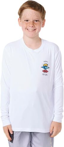 RIP Curl Boys 'Icons Surflite Upf 50 Long Sleeve Sun Protection Rashguard in Saudi Arabia