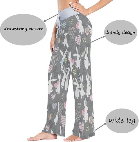 Women's Pajama Pants Birds Tit Robin Jay Bullfinch Sleepwear Lounge Pajama Bottoms XS in Saudi Arabia