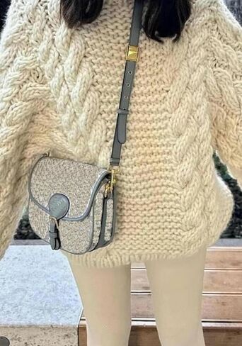 Tbahhir Women's Oversized Cable Knit Sweaters Crewneck Pullover Loose Long Sleeves Ribbed Chunky Slouchy Tunic Tops in Saudi Arabia