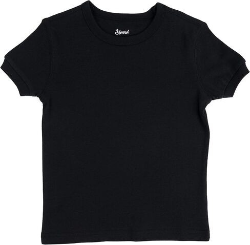 Leveret Short Sleeve Boys Girls Kids & Toddler T-Shirt 100% Cotton (2-14 Years) Variety of Colors in Saudi Arabia