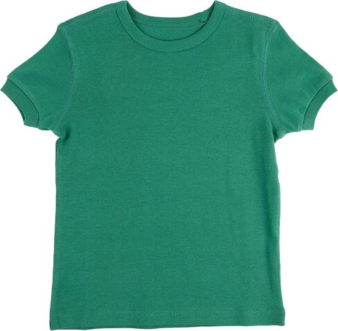 Leveret Short Sleeve Boys Girls Kids & Toddler T-Shirt 100% Cotton (2-14 Years) Variety of Colors in Saudi Arabia