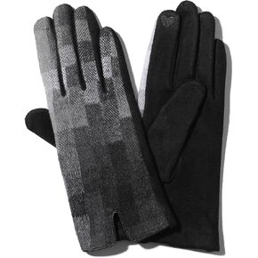 Clothirily Winter Gloves for Women, Touchscreen Winter Gloves Women, Stylish Fleece Lined Warm Winter Gloves for Cold Weather