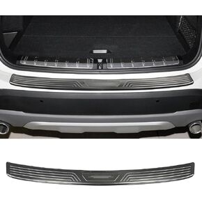 Rear Bumper Protector for BMW 2016-2022 X1 28i Car Accessories Stainless Steel Material Carbon Fiber Texture Resistant Trunk Door Entry Guards