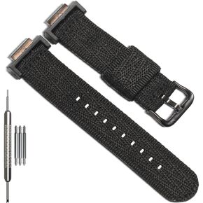 حزام ساعة نايلون متوافق مع Casio DW9052 DW-5600 GW6900 مع موصل بلاستيكي خفيف الوزن لـ GA-100 DW5600