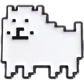 Displing Dog Undertale Sans Papyrus Indie Video Game 1 "شارة دبوس المينا