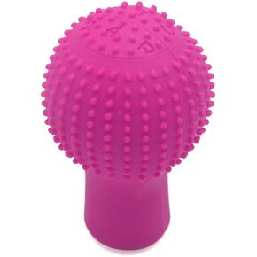 uxcell Pink Rubber Car Nonslip Round Hand Brake Head Cover Gear Shift Knob Stick Protector