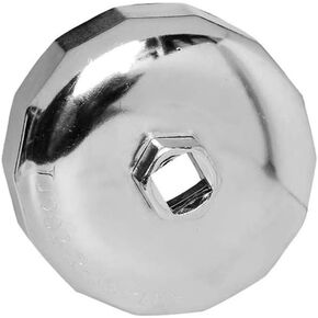 SaferCCTV 84mm 14 Flutes Oil Filter Wrench Cap Socket Removal Tool Compatible with Diesel Engines 3.0L
