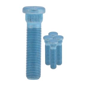 5 Pcs M14x1.5 Wheel Lug Stud for Ford F150 2016-2025 Front Rear Wheel Stud Bolt Set No.FCPZ1107A Alloy Steel Light Blue