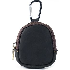 Vintage Genuine Leather Coin Purse Pouch for Men Women, Lightweight Round Zipper Change (Crazy Horse Green)
