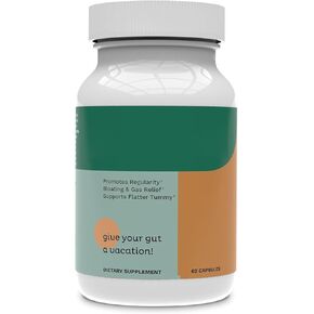 Probiotics & Alternative Gut Health Gas & Bloating Relief, Repairs Leaky Gut with Vitamin D, Magnesium & More, Colon Cleanse Formula (1 Bottle)