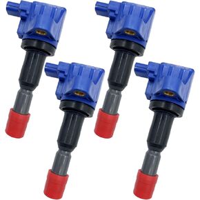 HIGH PERFORMANCE IGNITION COILS 30520-PWC-003 UF581 UF-581 H1284-B SET OF 4 COMPATIBLE WITH 2007-2008 Honda Fit GD 1.5L L4