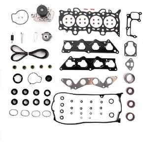 KAX Head Gasket Set Timing Belt Kit W/Water Pump fits for Honda Civic HX/EX 1668CC/1700CC 1.7L 2001-2005 D17A2 D17A6 OE# HS26236PT-2 TCK312 HS4034 HB4034