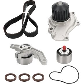 مجموعة حزام توقيت المحرك مع مضخة المياه متوافقة مع Chrysler PT Cruiser 2003-2009 Dodge Neon 2003-2005 2.4L L4 استبدال لـ APTBK560 CR4360
