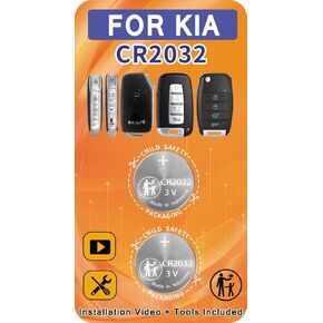 استبدال بطاريات Key FOB لـ KIA (Sportage Sorento Soul Forte Cadenza Carnival Optima K5 Rio Sedona Niro Seltos Stinger EV6) Key Remote