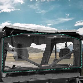 هاكا الزجاج الأمامي القاسي الخلفي لـ Can Am Defender Accessories 2016-2025 ، الزجاج الأمامي للبولي الخلفي للخدمة الثقيلة لـ Can Am Defender HD8 HD8 HD7 HD10 MAX.