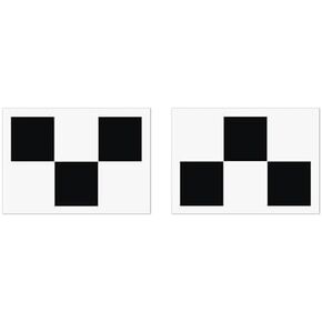 LDW ADAS Calibration Tool Static Front Windshield Camera Aiming Targets Aluminum Pattern Boards Compatible with Nissan