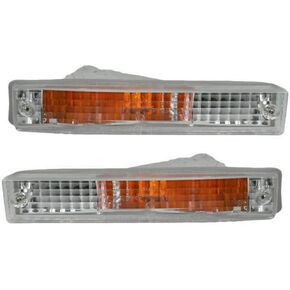 For Honda Civic Signal Light Assembly 1990-1991 Pair Driver and Passenger Side Hatchback/Sedan For HO2530108 + HO2531108