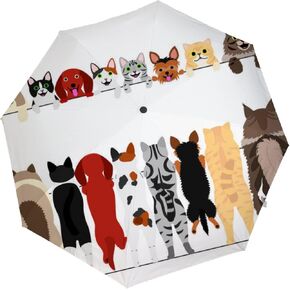 Umbrella Windproof Travel Umbrella for Rain,Sun Lightweight and Portable Auto Open Close Umbrellas