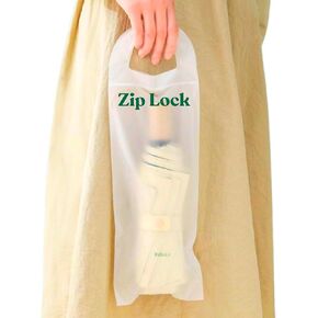 Umbrella Plastic Bags, Zip Lock Bags for Wet Umbrella, No Leak, Wet Umbrella Bags Reusable or Disposable and Refills for Travel