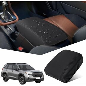Center Console Cover for 2025 Subaru Forester Base, Premium, Sport, Limited & Touring, Scratch & Spill Protection, Leather Armrest Protector, Subaru Forester Accessories