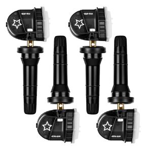 Set of 4 TPMS Tire Pressure Sensors fit for Chevy for GMC for Buick for Cadillac for Hummer for Pontiac for Saturn 315MHz Tire Pressure Monitoring System Sensor Replaces 13540600,15254101,15922396