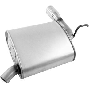 Walker Quiet-Flow SS 52469 Direct Fit Direct Duffler Assembly 2 "Inlet (OD) 3" Outlet (OD) لـ Ford Edge