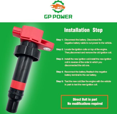 ملف الإشعال الأداء 27301-2B010 273012B010 UF-636 UF636 C1737 مجموعة من 1 متوافق مع Kia Soul 1.6L L4 in Saudi Arabia