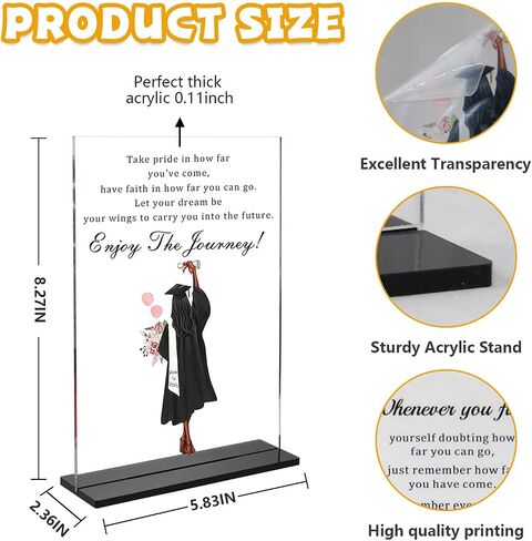 Graduation Gifts for Her University College High School Graduation Decorations Gift Class of 2025 Desk Sign Senior 2025 Decorative Graduation Grad Gifts for Girls Daughter Granddaughter Women in Saudi Arabia