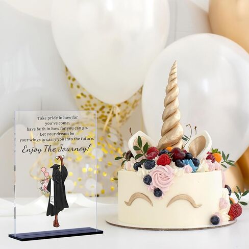 Graduation Gifts for Her University College High School Graduation Decorations Gift Class of 2025 Desk Sign Senior 2025 Decorative Graduation Grad Gifts for Girls Daughter Granddaughter Women in Saudi Arabia