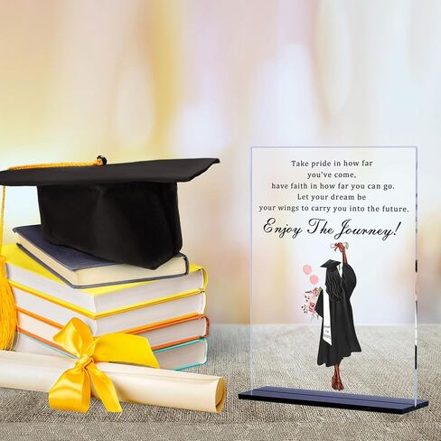 Graduation Gifts for Her University College High School Graduation Decorations Gift Class of 2025 Desk Sign Senior 2025 Decorative Graduation Grad Gifts for Girls Daughter Granddaughter Women in Saudi Arabia