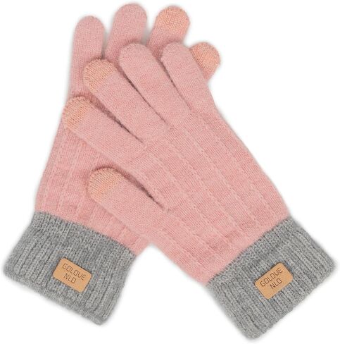 Women-Winter-Gloves Thermal-Warm Gloves Elastic Knitted Touchscreen-Gloves for Cold Weather in Saudi Arabia