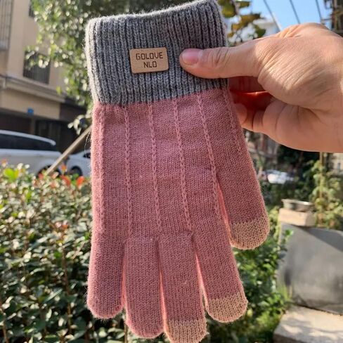 Women-Winter-Gloves Thermal-Warm Gloves Elastic Knitted Touchscreen-Gloves for Cold Weather in Saudi Arabia