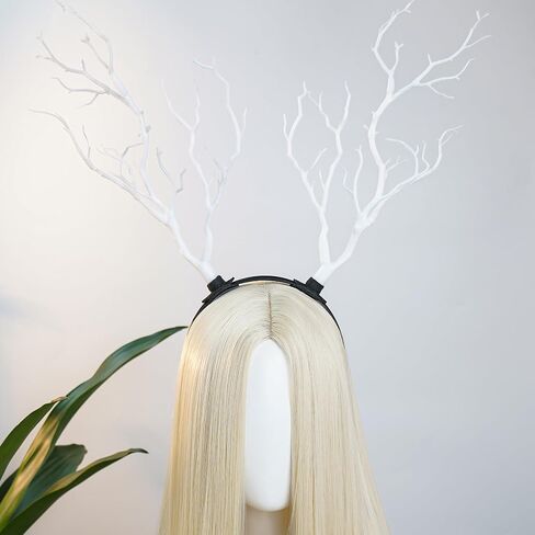 MOSTORY Forest Branch Antler Headpiece - Woodland Antlers Headband for Tree Costume Women Renaissance Accessories Photo Shoot in Saudi Arabia